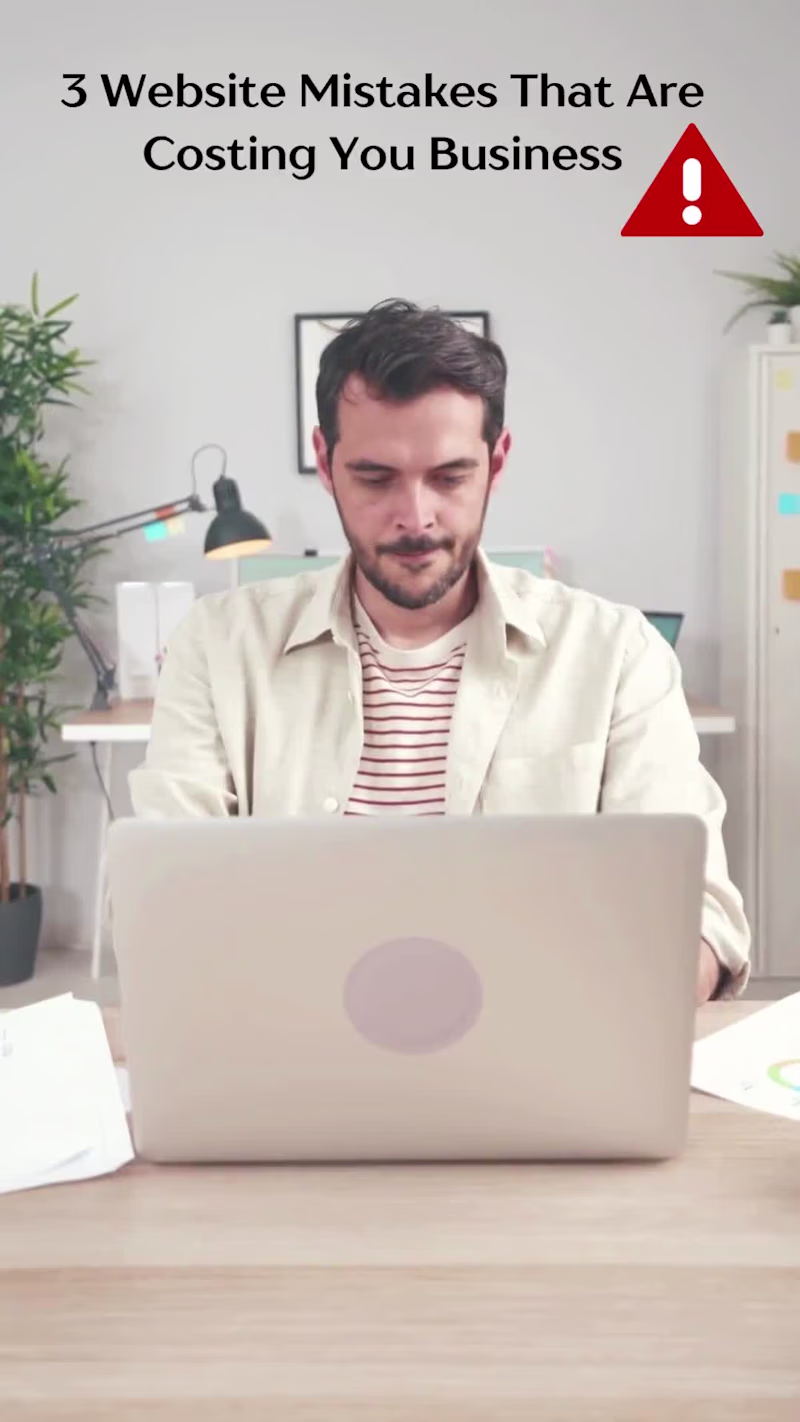 Cover image for 3 Website Mistakes that are Costing You Business