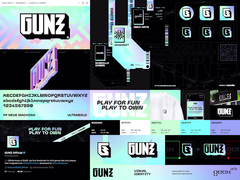 Cover image for GUNZ Brand Identity 