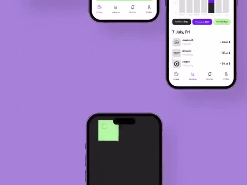 Cover image for bank app motion design