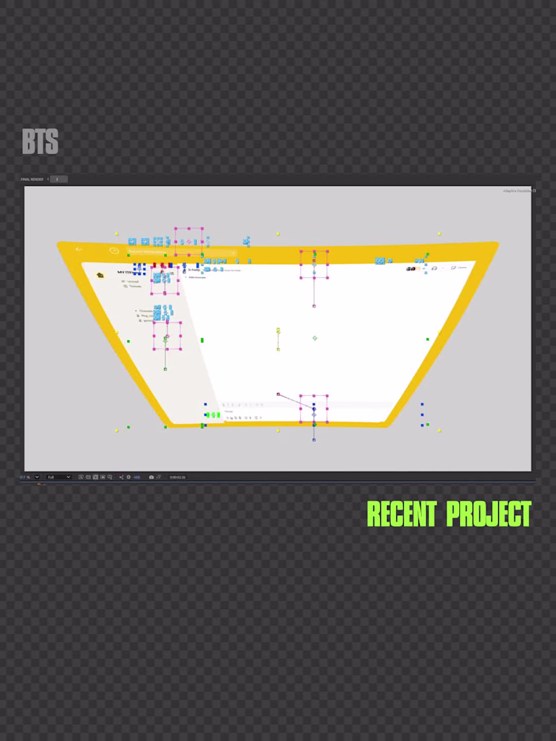 Cover image for bts of a recent project