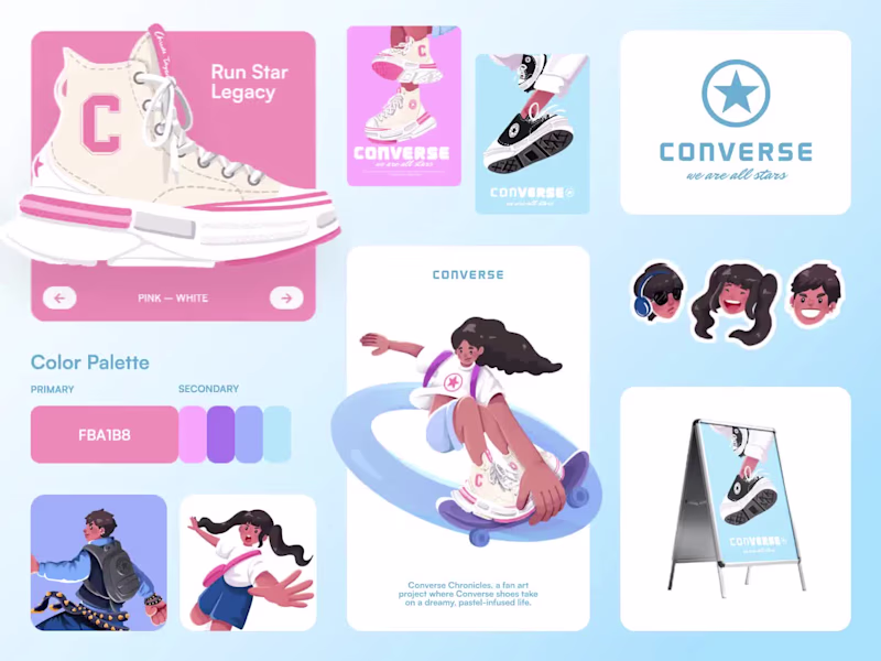 Cover image for Converse : We Are All Stars - Brand Guideline