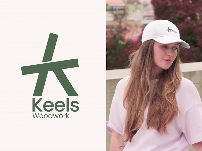 Cover image for Keels Woodwork Logo Design