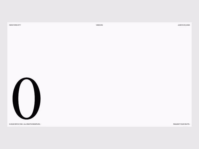 Cover image for Replit Vibecon website