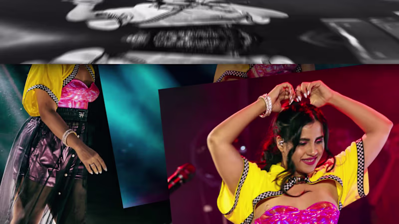 Cover image for Nikhita Gandhi Live Concert Photoshoot & Editing