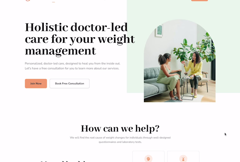 Cover image for Peachlyfe website prototype