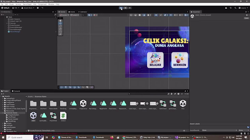 Cover image for Space-Themed Educational Game Design