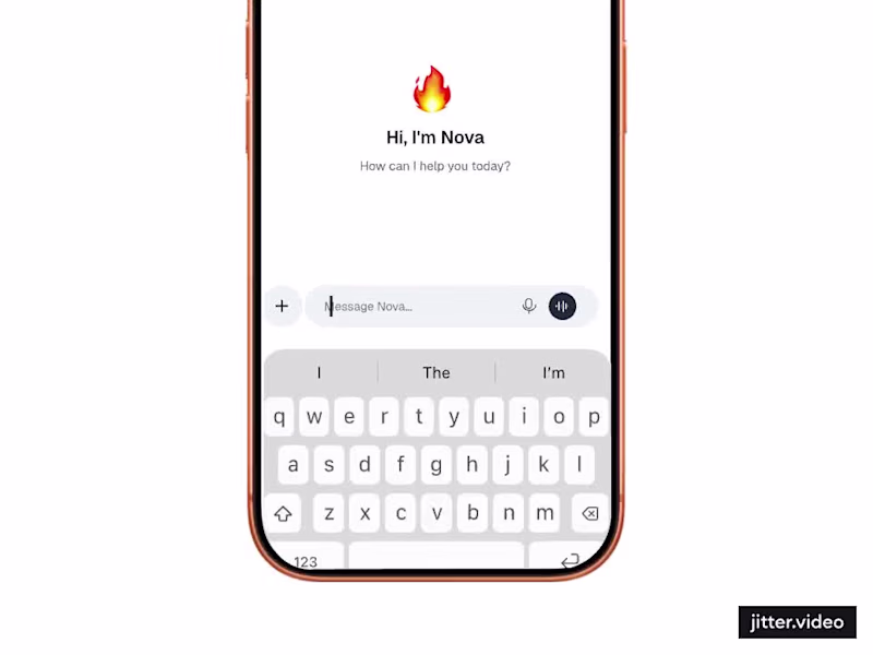 Cover image for Beautiful chatbot interface animation with