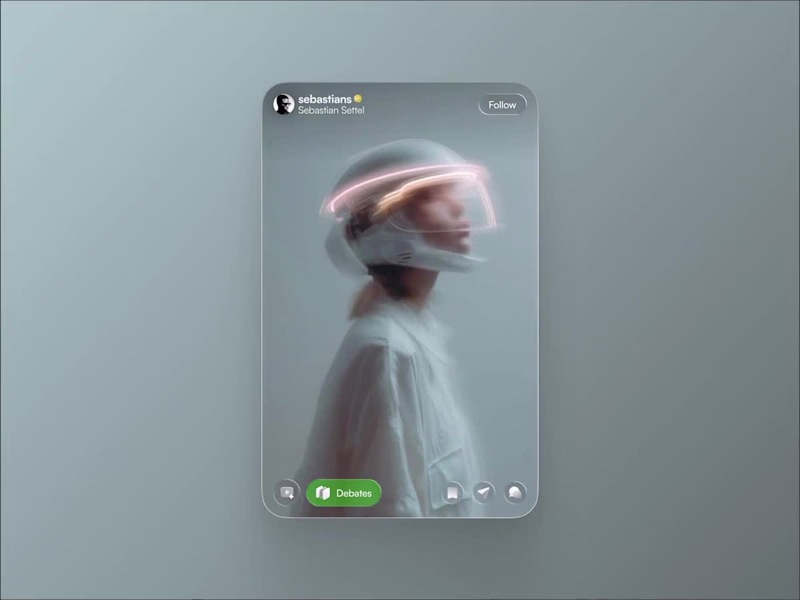 Cover image for Mobile App Glass Experience 