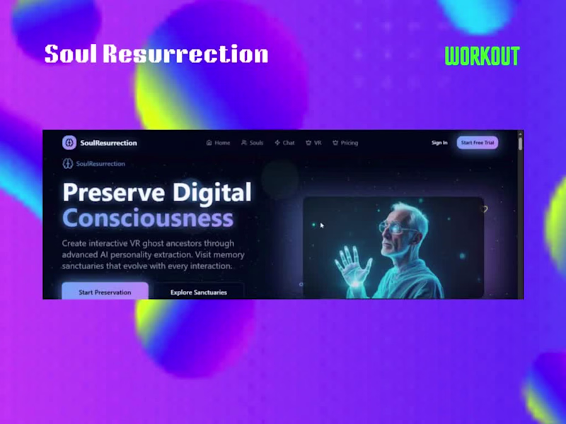 Cover image for SoulResurrection: Digitizing Consciousness