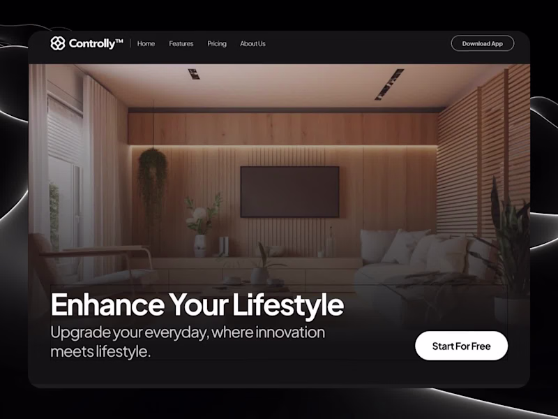 Cover image for Controlly - Smart Home Website 