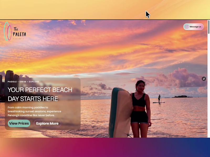 Cover image for The Paleta Boards Paddle Board