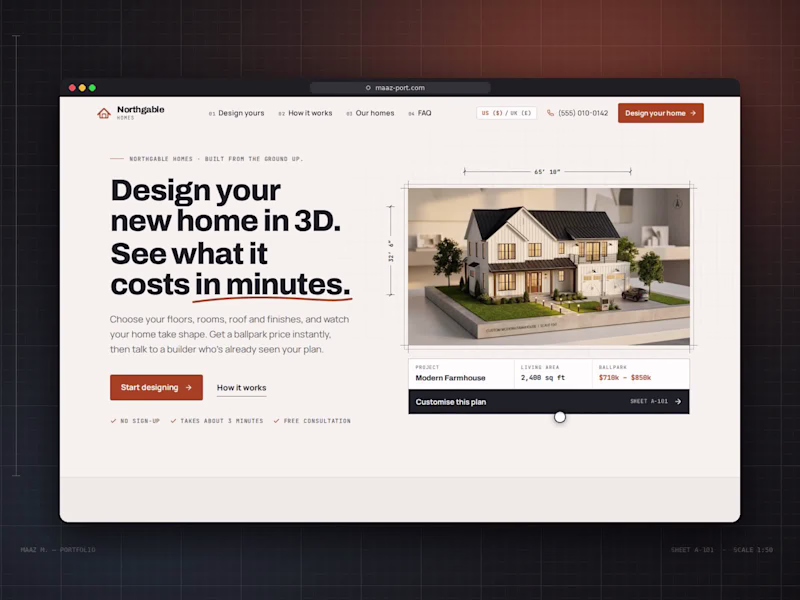 Cover image for I designed this concept website