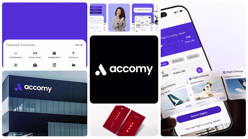 Cover image for A complete brand experience for Accomy,