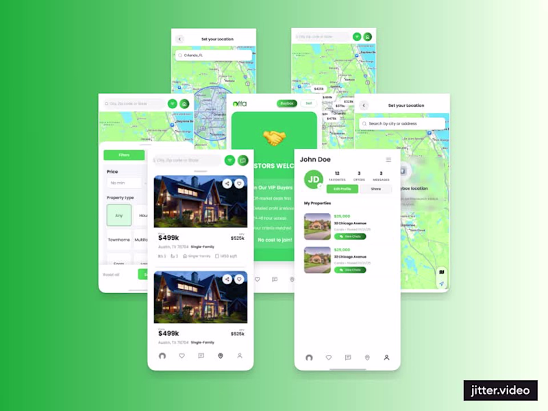 Cover image for offa - swipe on offmarket deals ( branding , UX, frontend )
