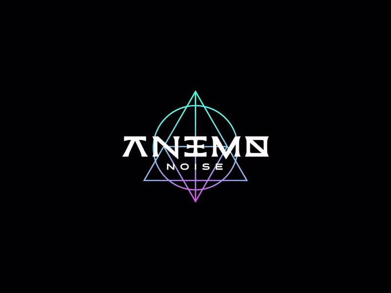 Cover image for Anemo Noise, wordmark for a music production studio 🤘