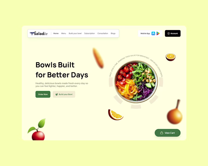 Cover image for Designed a salad ordering experience