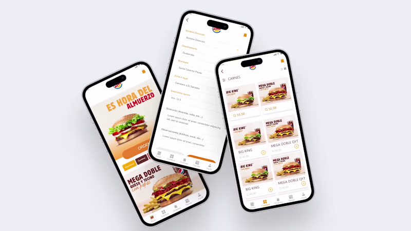 Cover image for Burger King: Food delivery app