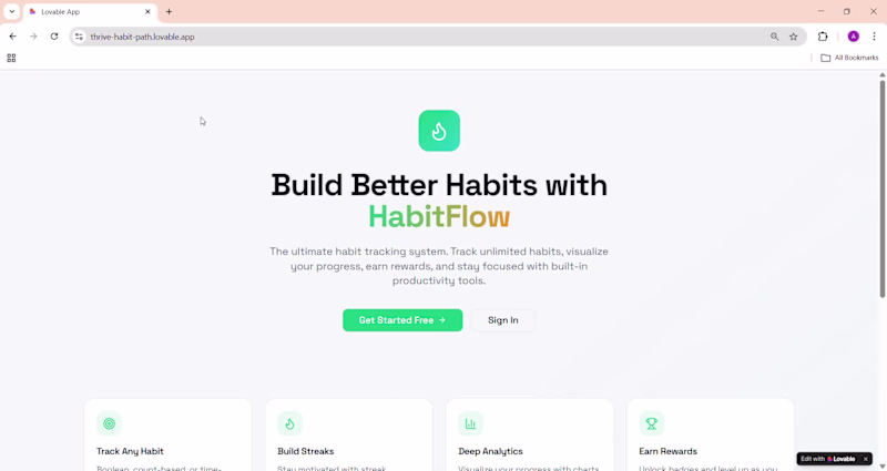 Cover image for Built a habit tracker platform