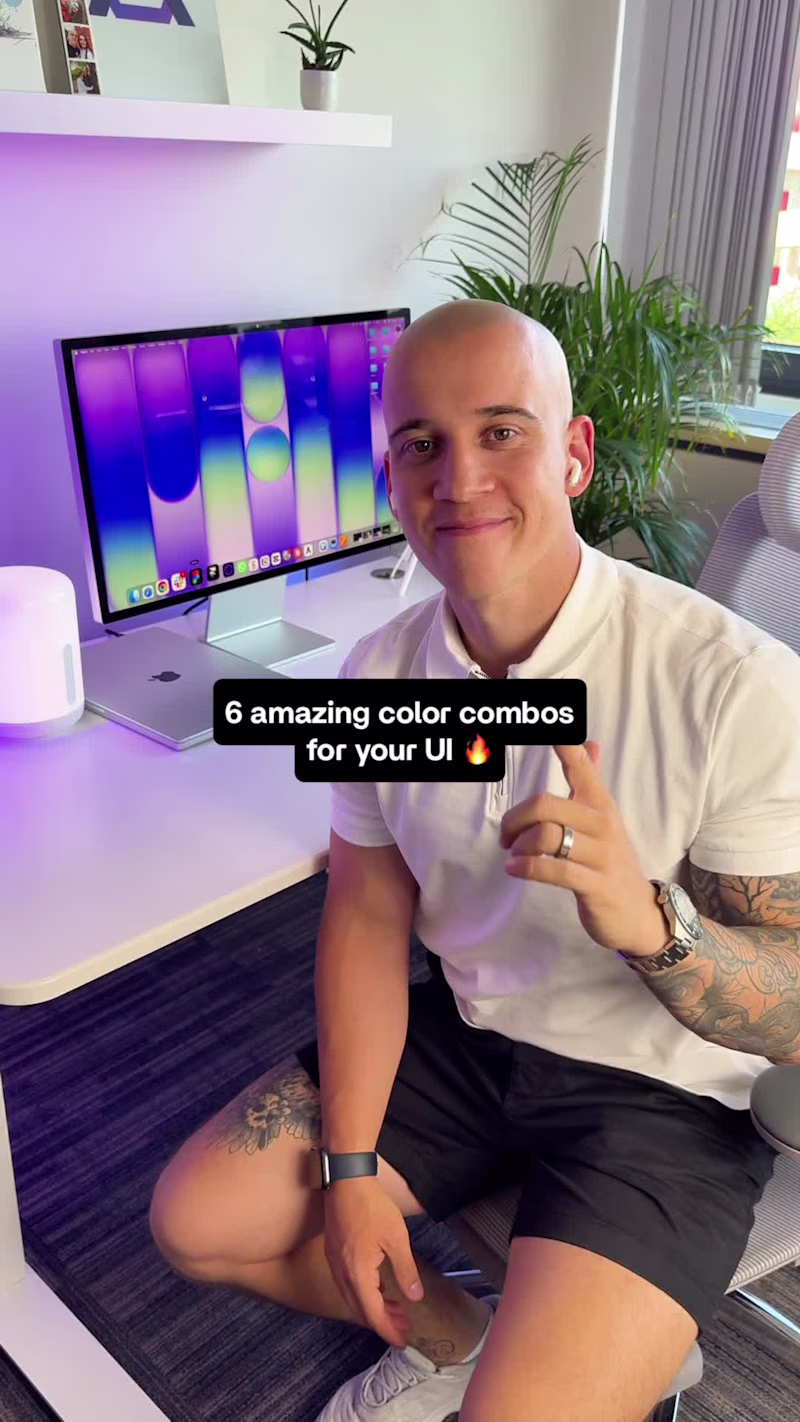 Cover image for 6 amazing UI color combos,