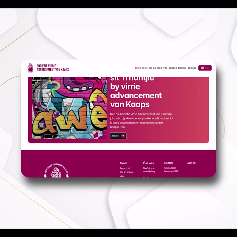 Cover image for Giving the Kaaps language a digital home. 🌎 the new Society...