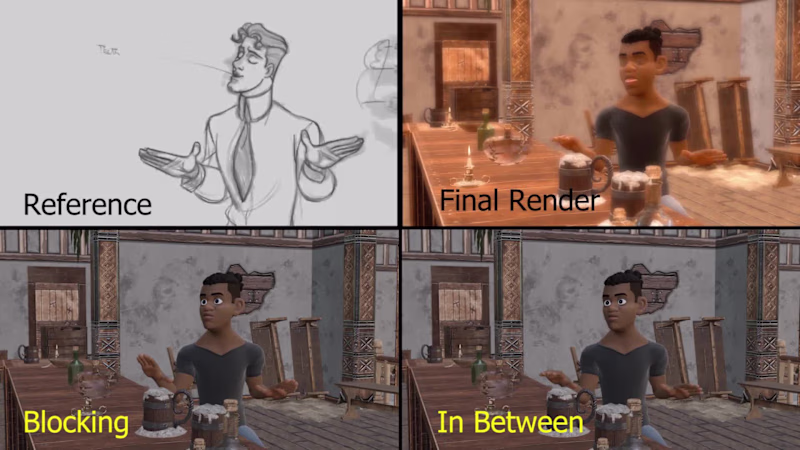 Cover image for 3D Dialogue Acting Study |