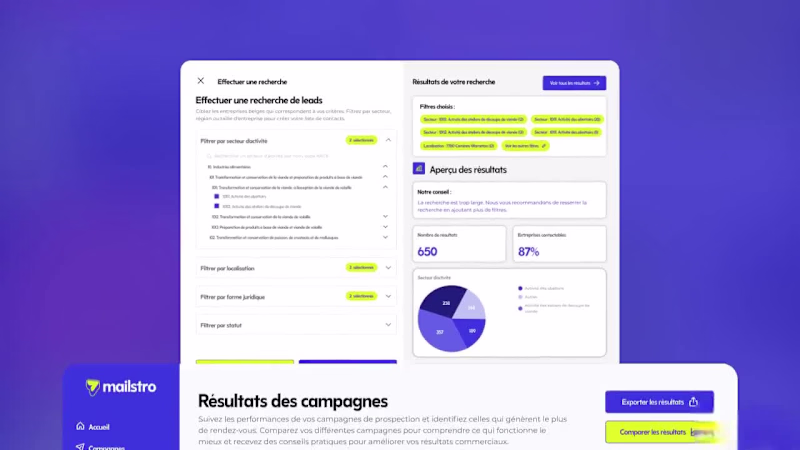Cover image for Mailstro Redesign for Accessible B2B Prospecting