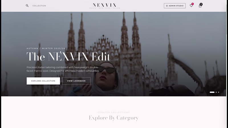 Cover image for Designed a modern e-commerce website