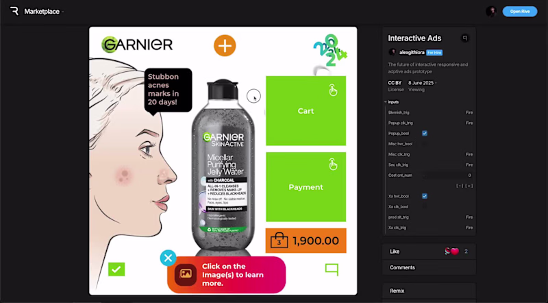 Cover image for Garnier Interactive Web Banner