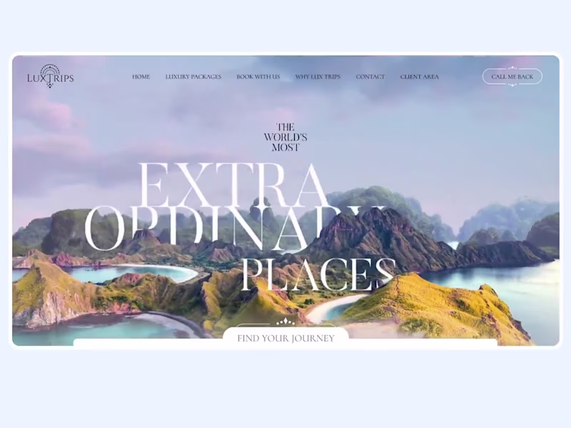 Cover image for Luxury Travel Agency