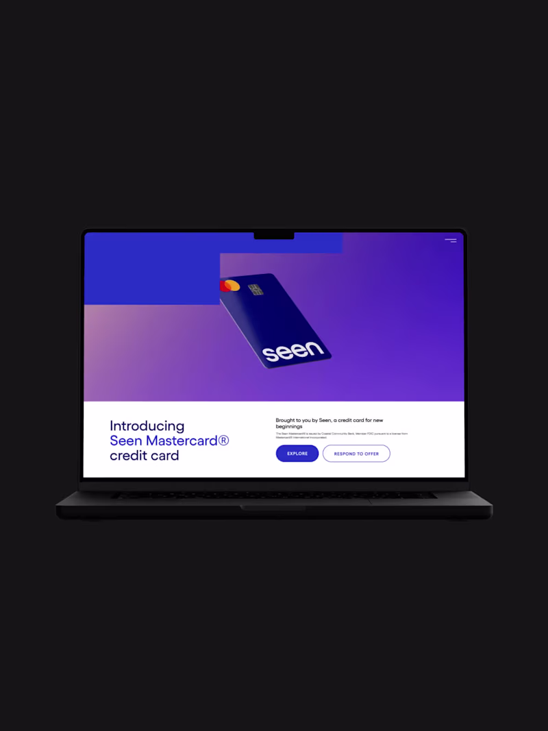 Cover image for Seen Website, Mobile App & Branding 💙 Seen Finance is a cre...