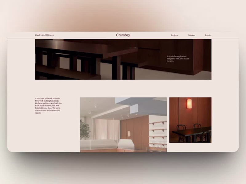 Cover image for Crambry — Framer Website Development