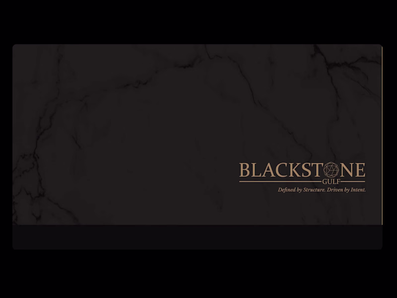Cover image for Blackstone Gulf - Company Profile Repositioning