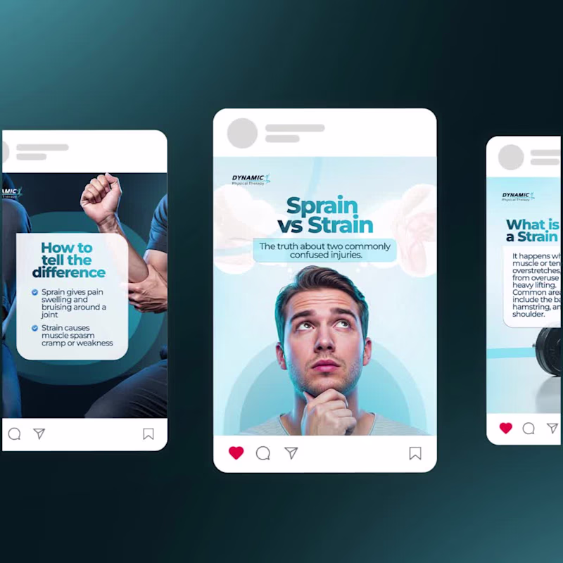 Cover image for Educational Social Media Design for a Physiotherapy Brand
