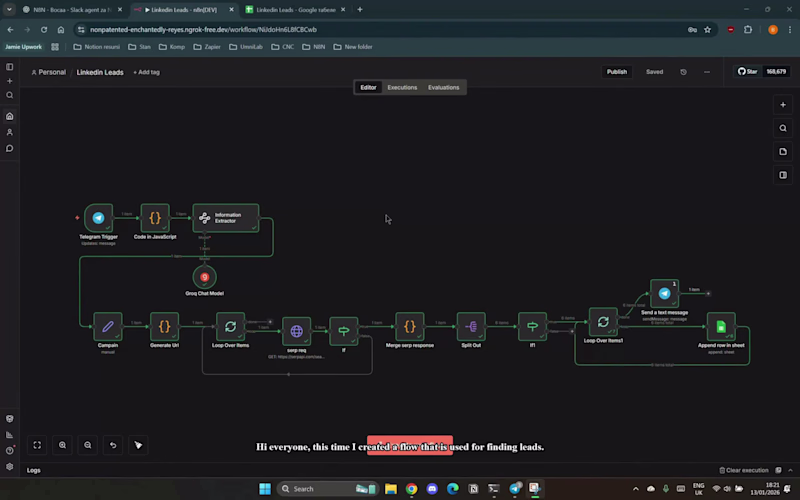 Cover image for Hi, I created a flow that is used for finding leads. For thi...