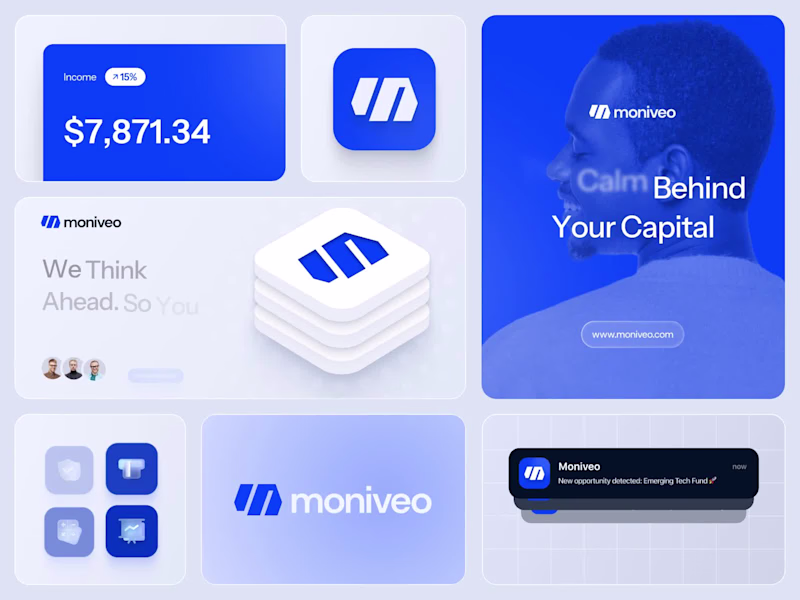 Cover image for Moniveo Finance - AI Powered Investment Advisor Branding