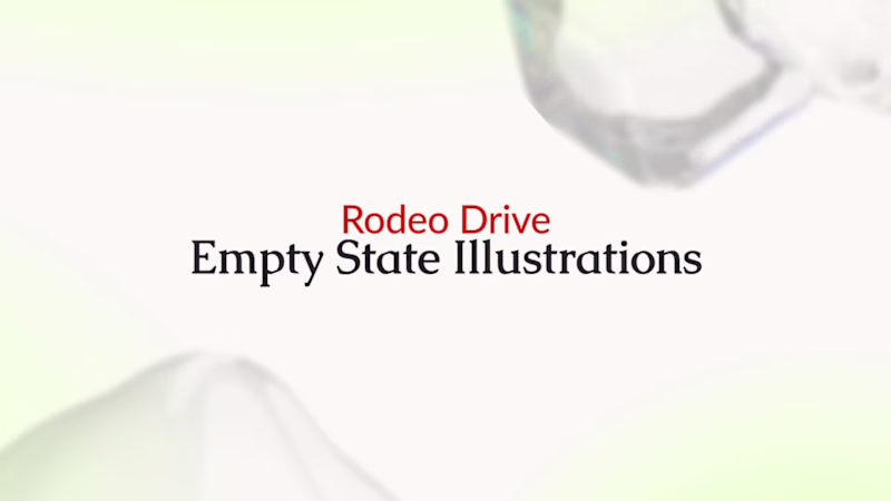 Cover image for Rodeo Drive Empty State Illustrations