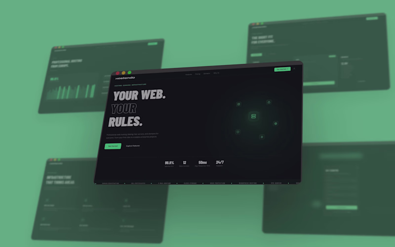 Cover image for Hostendo - A Hosting Brand That Doesn't Look like Hosting
