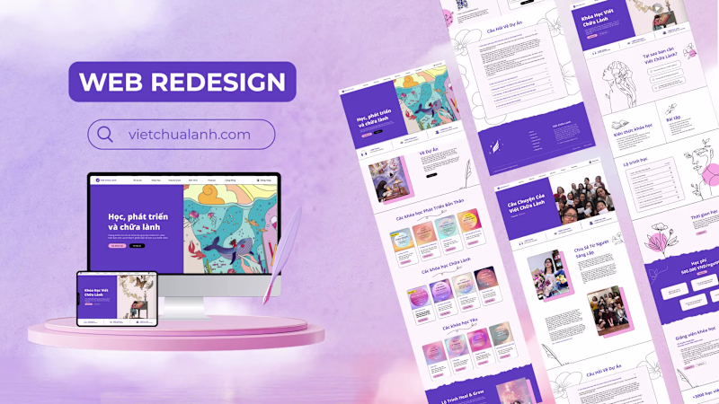 Cover image for Viet Chua Lanh's website was