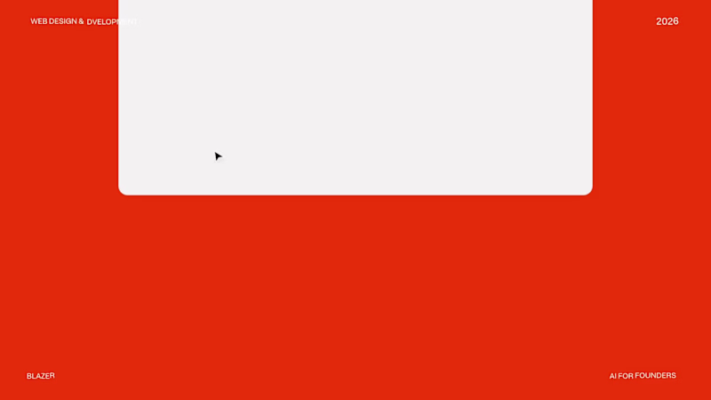 Cover image for Blazer's Visual Identity and Web Experience Design