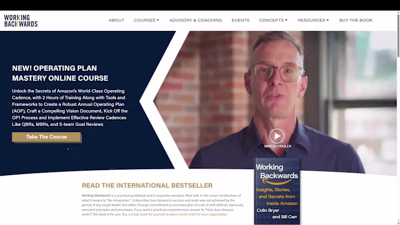 Cover image for Frontend Website (Working Backwards)