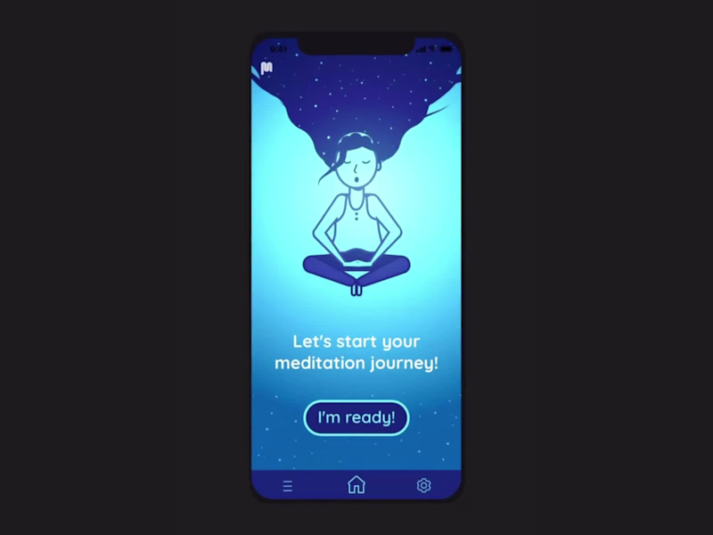 Cover image for Meditation App Interactive Animations