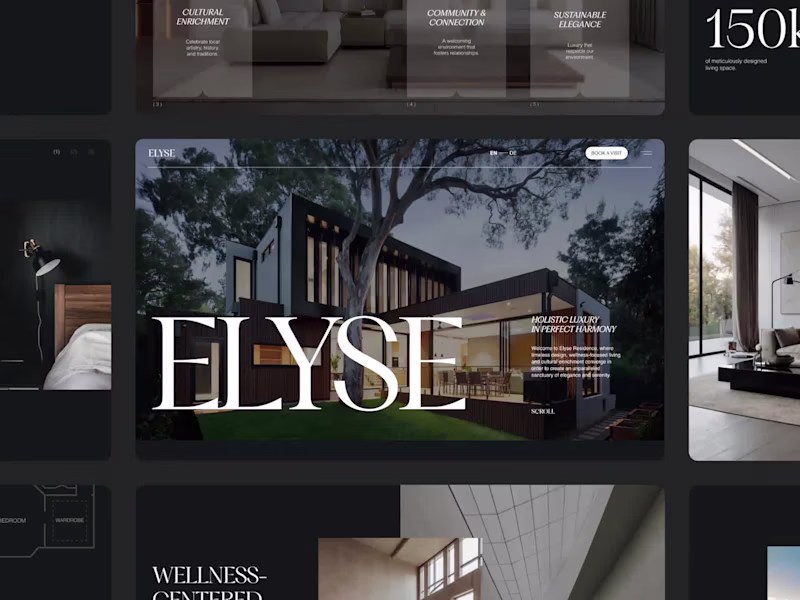 Cover image for Elyse Residence Luxury Real Estate Website Design
