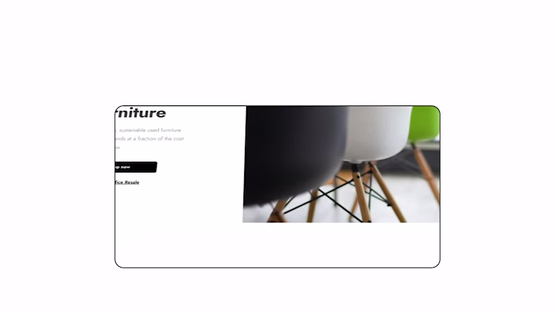 Cover image for Dynamic Website Promo Video for Office Resale Created a dyna...