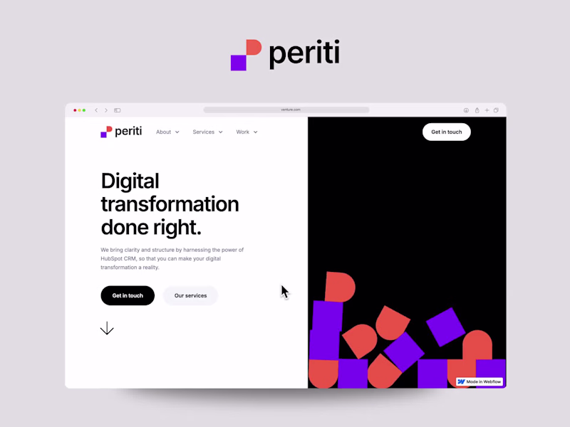 Cover image for Periti Digital • Web Design & Dev (Webflow)