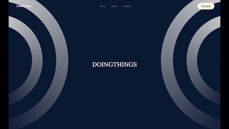 Cover image for Landing Page One-Pager for DoingThings
