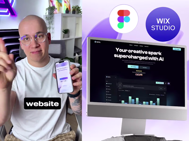 Cover image for From Figma prototype to responsive website with Wix Studio