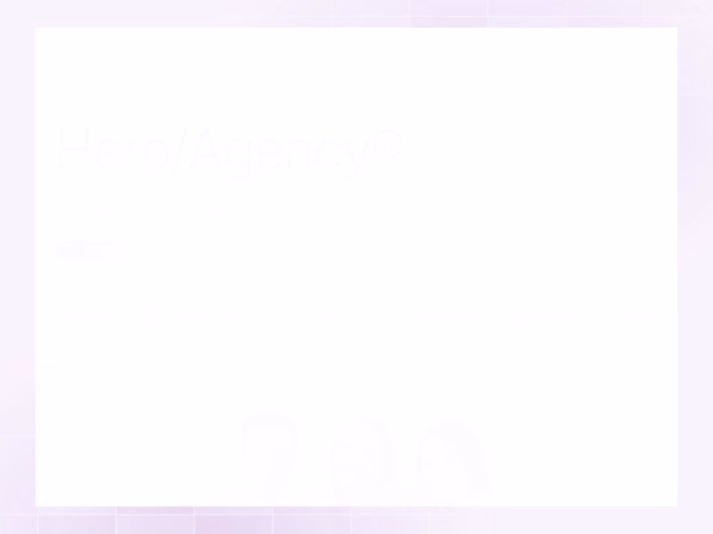 Cover image for Hero/Agency - Website UI Kit Animation