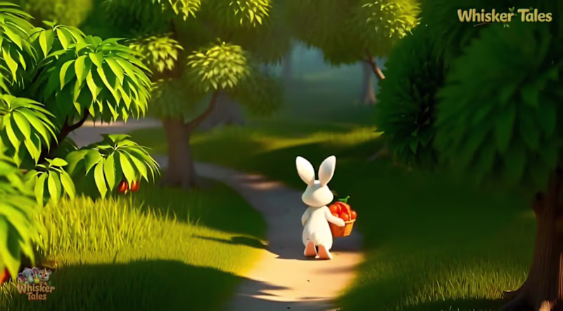 Cover image for AI-Generated Kids Story – A Clever Rabbit Escapes the Leopar...