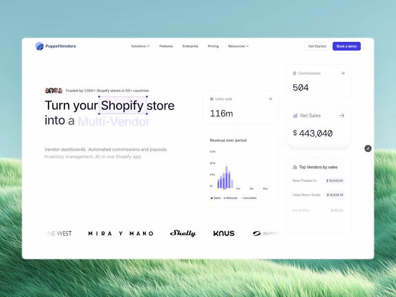 Cover image for PuppetVendors - Multi-Vendor Marketplace App for Shopify