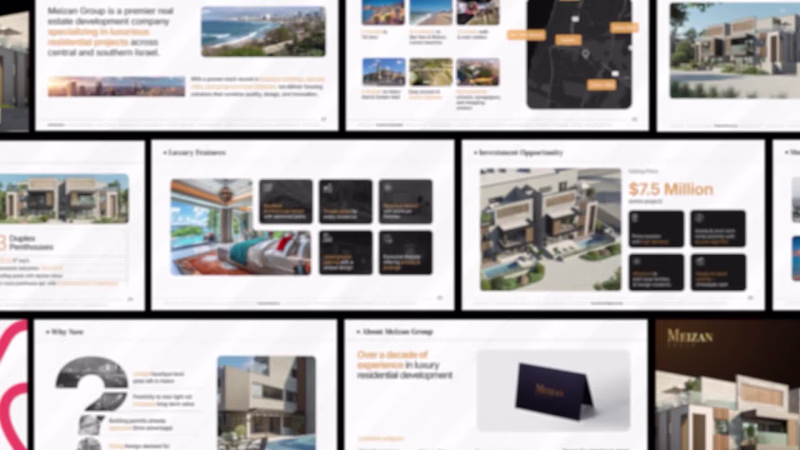 Cover image for A real estate pitch deck shouldn’t be boring. While aestheti...